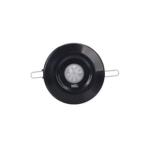 Sensor de Presença MarGirius Standard MPT-40EF de Embutir Teto de Gesso Bivolt Preto