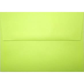 Envelopes On 100 A7 Lime, cartões comemorativos, 13,3 x 18,4 cm