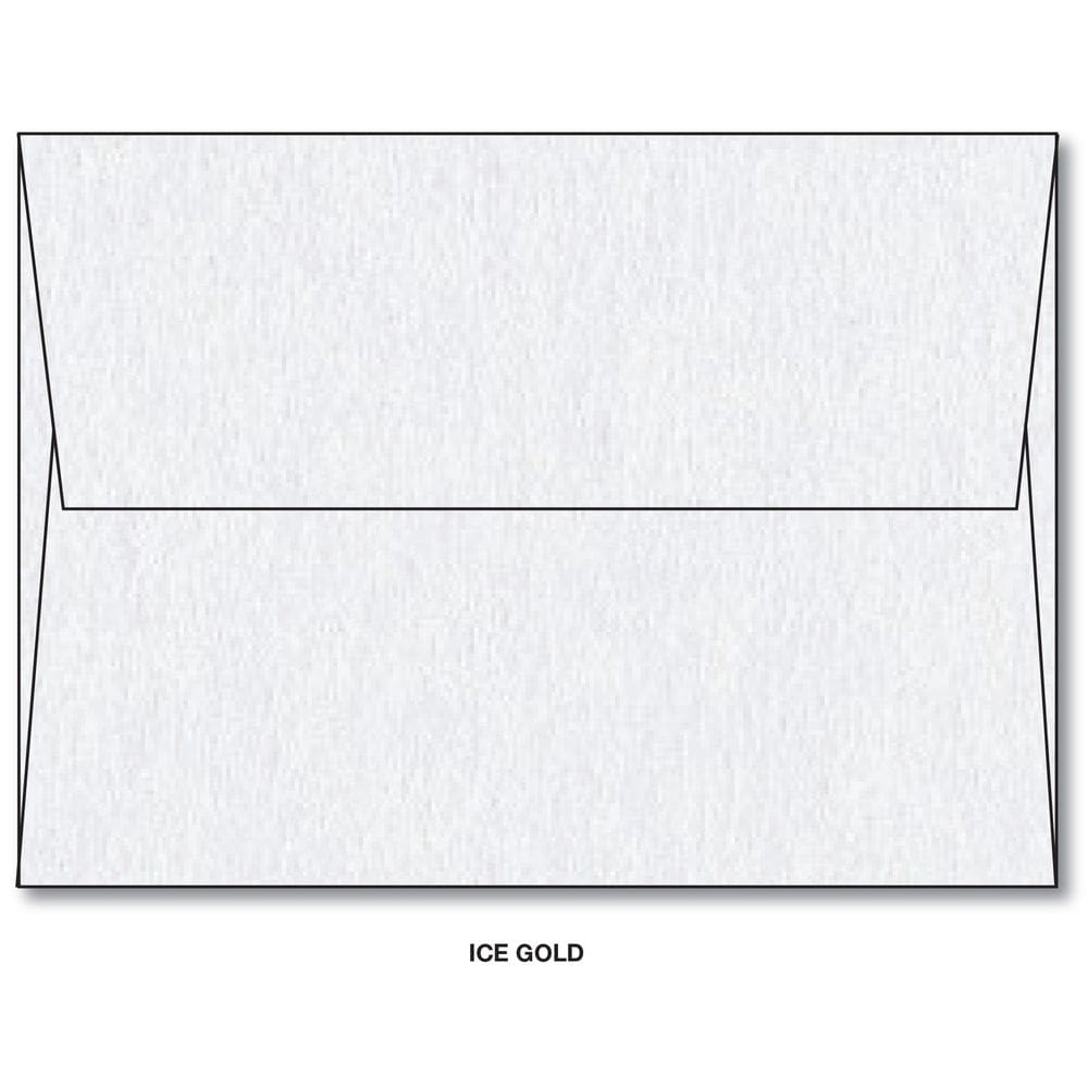 Envelopes em metal `Ice Gold` A7 100 118 g