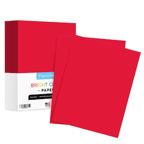 Papel colorido S Impressão superfina 8,5 x 11 polegadas - 1 resma