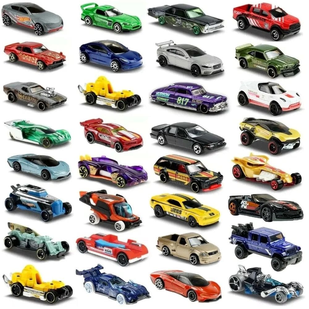 Carrinho Hot Wheels Metal  10un