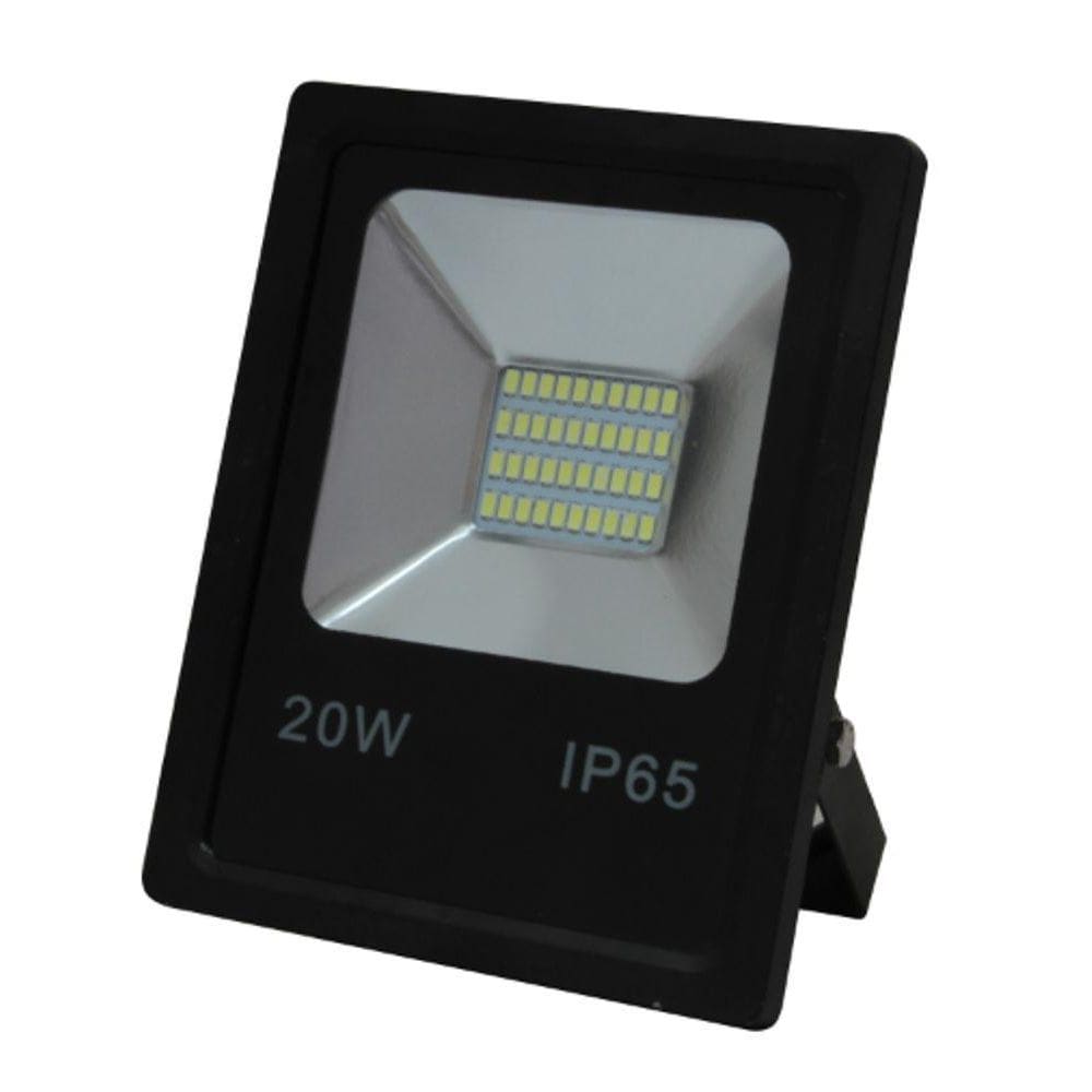 Kit 12 Refletor Led 20W Branco Frio Ip66