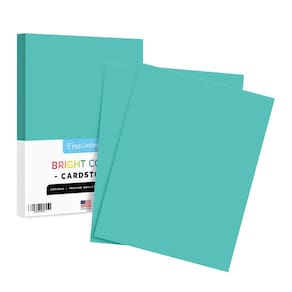 Papel de cartolina S Impressão superfina 65 libras 8,5 x 11 azul marinho