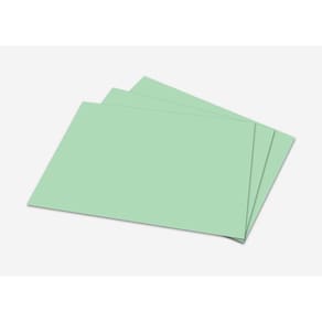 Memo Sheets S, impressão superfina, 500 folhas, 3x5", verde pastel