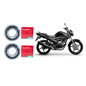 Par De Rolamento Roda Ybr 150 2014 Ate 2022 Wgk