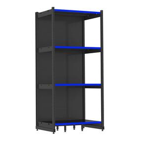 Rack Parede 202 Fit 60 Inicial Preto 90x60 Pe Azul