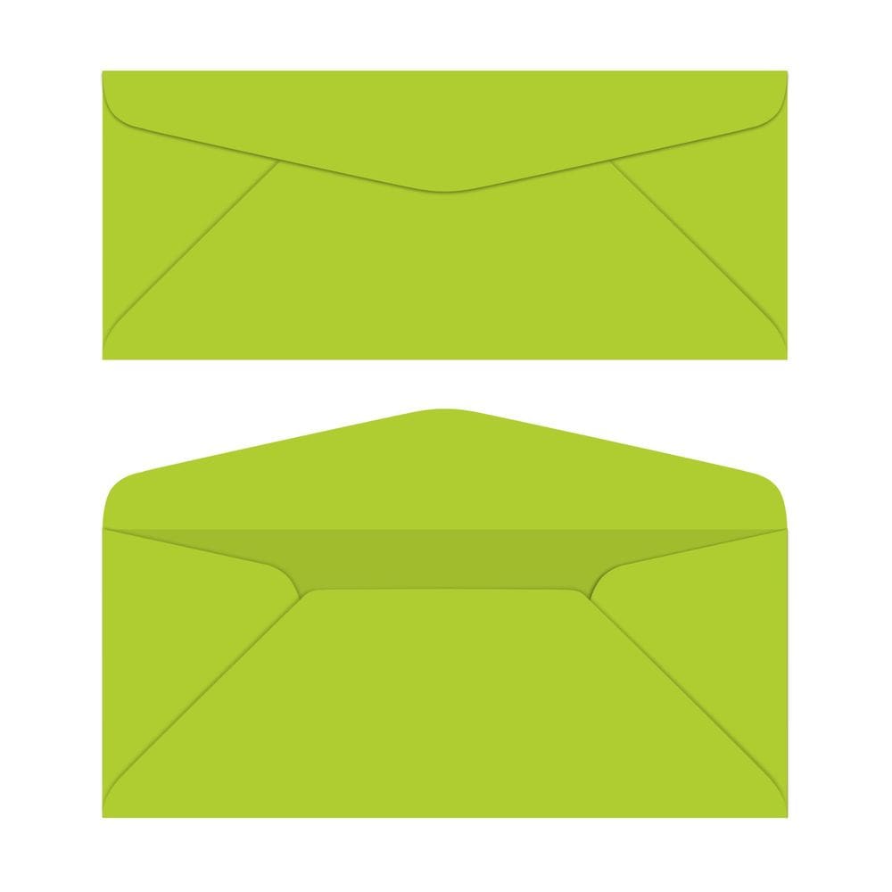 Envelopes para correspondência Terra Green #10 4,125 x 9,5 polegadas, 90 g/m², pacote com 50