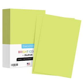 Papel colorido S Impressão superfina Ultra Lime 11x17 90gsm