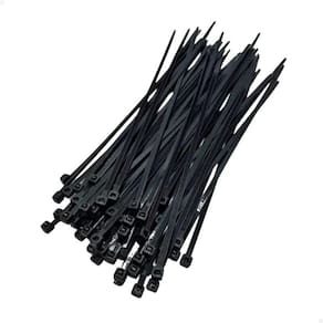 Kit 500 Abracadeiras De Nylon Fita Hellerman 200X2,5Mm Preta