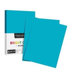 Papel de cartolina S, impressão superfina, 65 libras, 8,5 x 11, pacote com 50