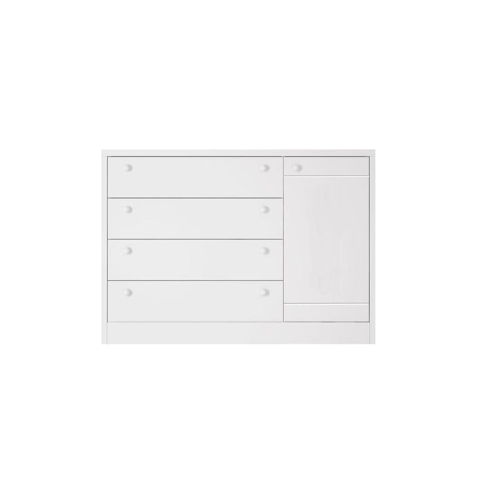 Cômoda Sapateira Infantil Bonny Reller 4 Gavetas 1 Porta