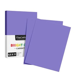 Papel de cartolina S, impressão superfina, 65 libras, 8,5 x 11, pacote com 50