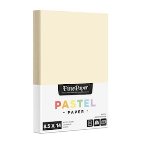 Paper S Superfine Printing Creme Pastel 8,5 x 14 (legal) 100 folhas