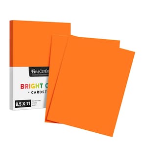 Papel de cartolina S, impressão superfina, 65 libras, 8,5 x 11, pacote com 50