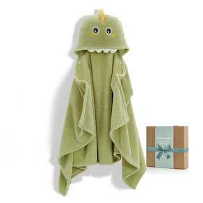 Toalha de bebê com capuz Momcozy Visualize Health Label Coral Fleece