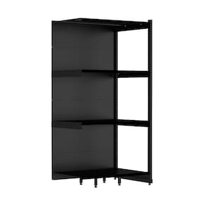 Rack Parede 202 Fit 60 Continuação Preto 90x60 Pe Preto