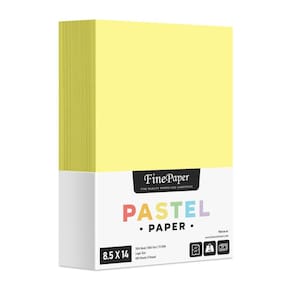 Paper S: impressão superfina, cor pastel canário, 75 g/m2, 500 folhas