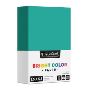 Impressão superfina de papel colorido 8,5 x 5,5 polegadas 500 folhas