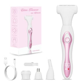 Máquina de barbear elétrica sem fio Razor Coup 4 em 1 para mulheres
