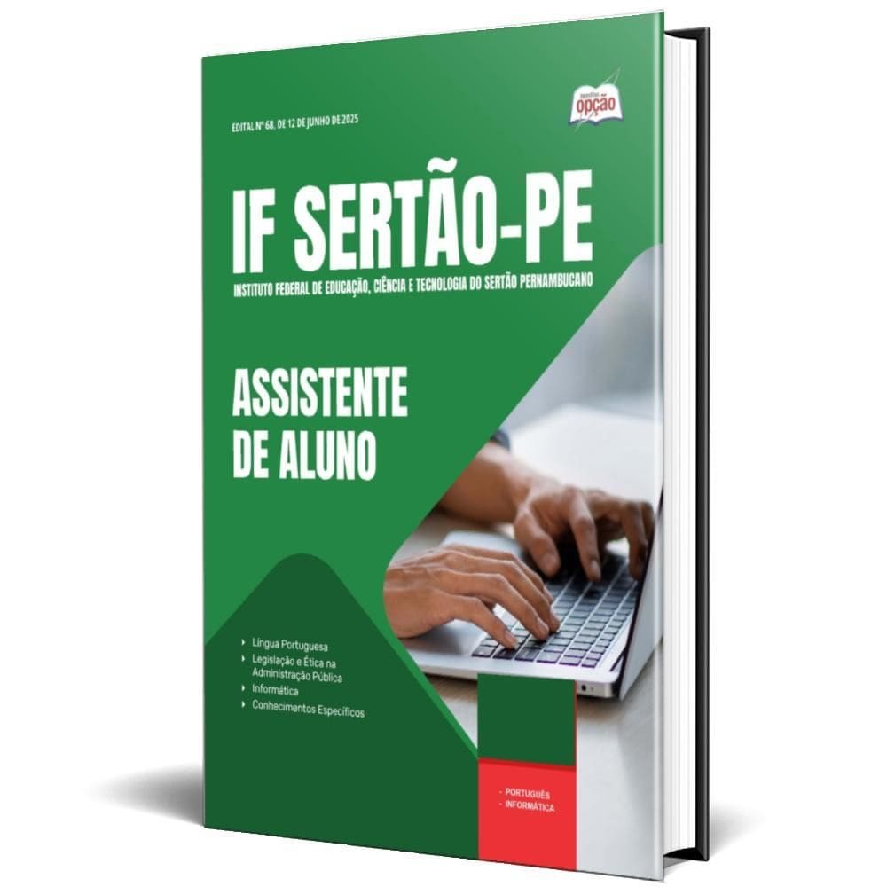 Apostila If Sertão Pe 2025 Assistente De Aluno