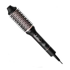 Escova redonda aquecida CINOSTAR para alisador de cabelo, modelador de 1,5 polegadas