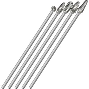 Conjunto de brocas de metal duro Sworker, 5 unidades de brocas de moagem de 6,2 cm de comprimento