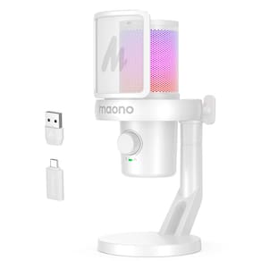 Microfone sem fio MAONO DM40 para streaming de jogos para PC