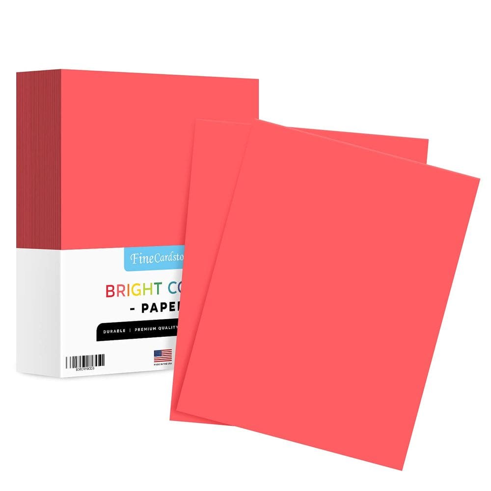 Papel colorido S Impressão superfina Rocket Red 8,5x11 500 folhas