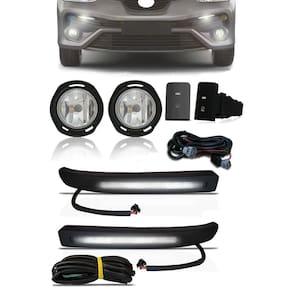 Kit Farol de Milha Neblina + Kit LED DRL Luz Diurna Toyota Etios 2017 2018 2019 2020