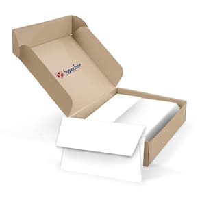 Envelopes S Superfine Printing A2 White 4,25 x 5,5 polegadas, pacote com 250