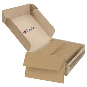 Envelopes S Superfine Printing A7 Grocer Brown Kraft, pacote com 250