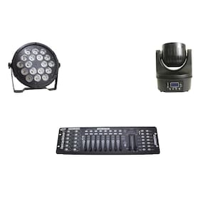 Kit 6 Par Led Slim 18X12W 2 Mini B-Eye 6X15W 1 Dmx 512