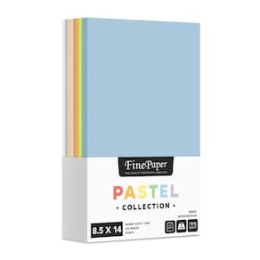 Papel colorido S: impressão superfina, pastel variado, 225 folhas