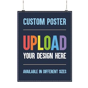 Impressão de pôster S: impressão superfina, design personalizado, 30x30cm