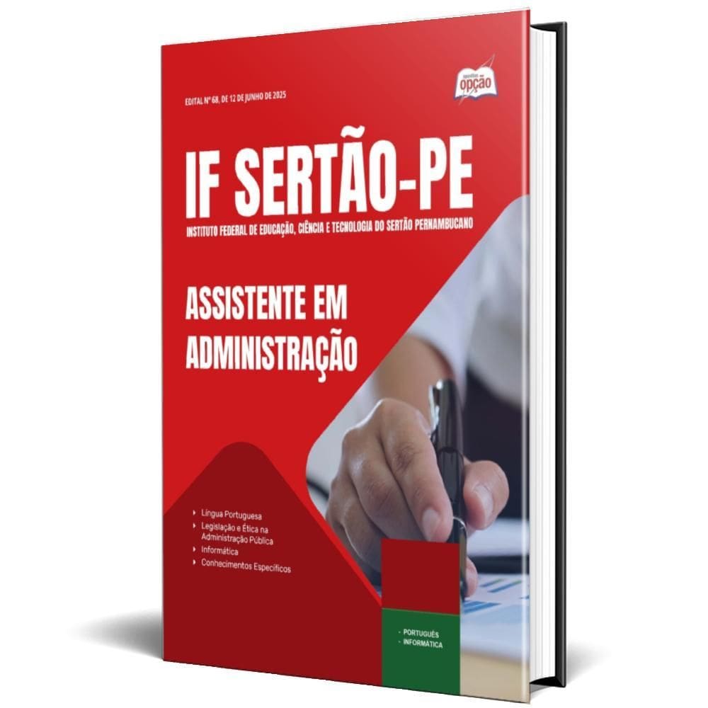 Apostila If Sertão Pe 2025 Assistente Em Administração