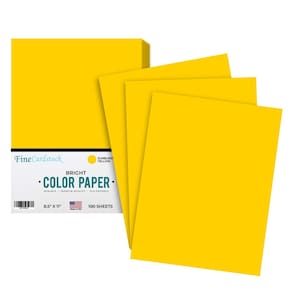 Papel colorido S Impressão superfina 8,5 x 11 polegadas 100 folhas