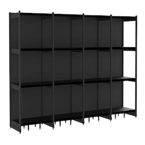 Rack Parede 202 Fit 60 Ate 4 Metros Preto 16 Bandeja Pe Pret