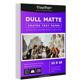 Paper S Impressão superfina de texto opaco de 80 libras digital de baixo brilho