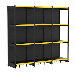 Rack Parede 202 Fit 60 Ate 3 Metros Preto 12 Bandeja Pe Amar