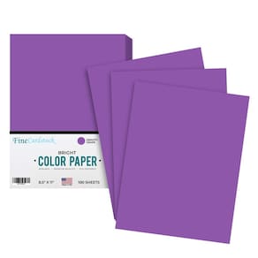 Papel colorido S Impressão superfina 8,5 x 11 polegadas 100 folhas