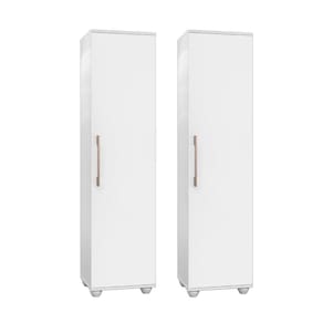 Kit 2 Multiuso Sofia J&A Móveis 1 Porta 4 Prateleiras