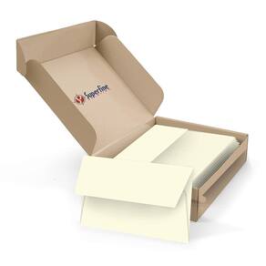 Envelopes A4 Creme/Natural para convites — pacote com 50