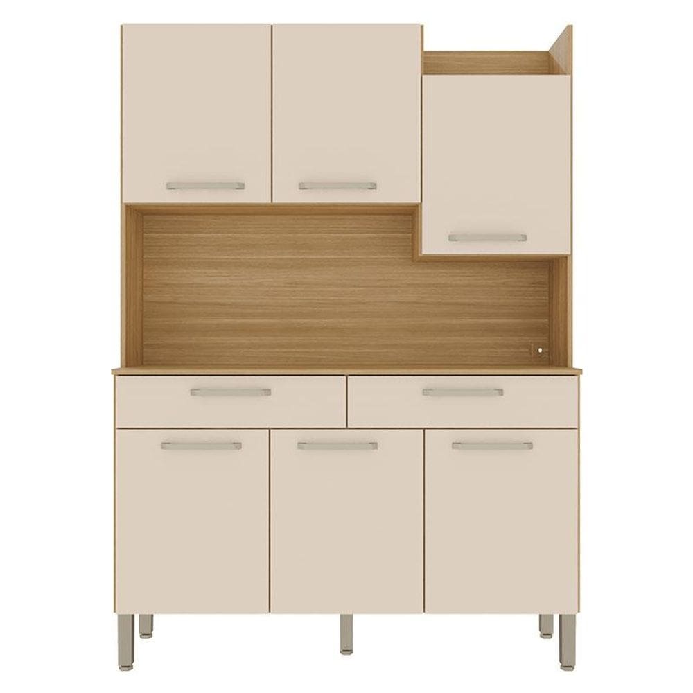 Kit Cozinha Modena Plus 6 Portas Freijó Soft - Kits Paraná