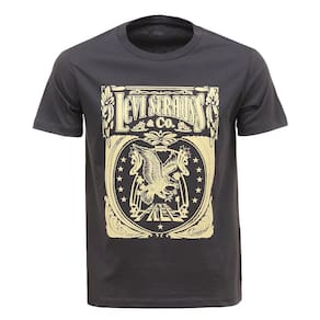 Camiseta Masculina Grafite Live Free Levi`s 34635