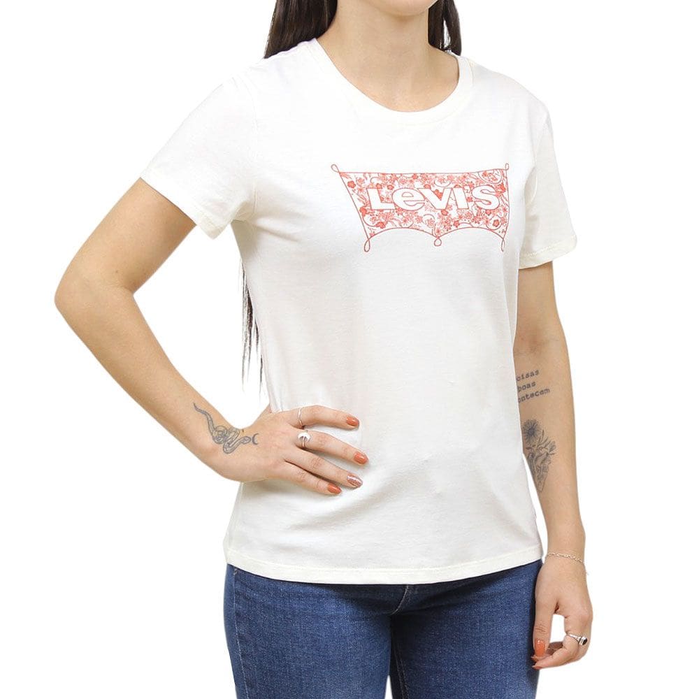 Camiseta Feminina Branca Levi`s 38064