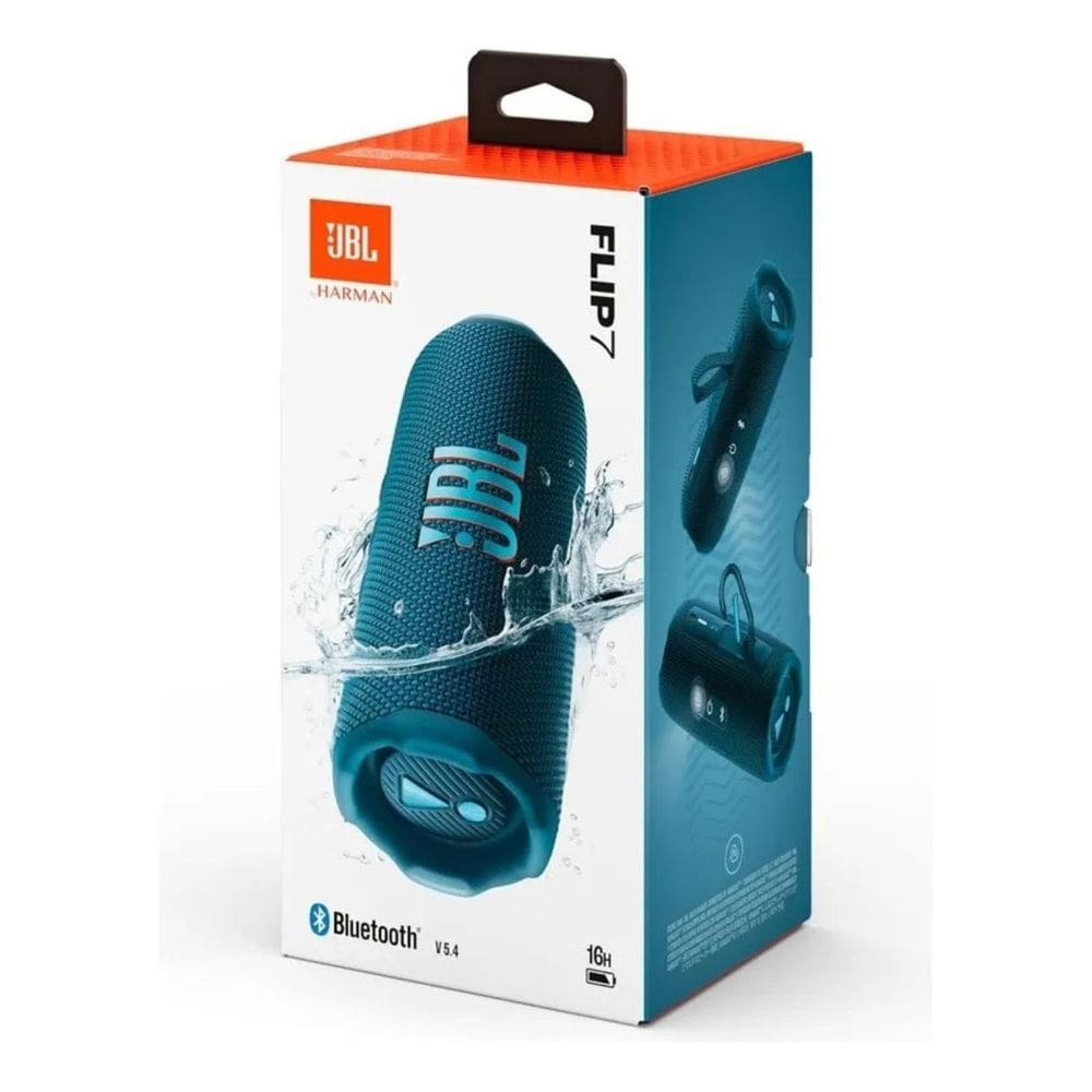 Caixa De Som Bluetooth Flip 7 Azul Alto-falante portátil