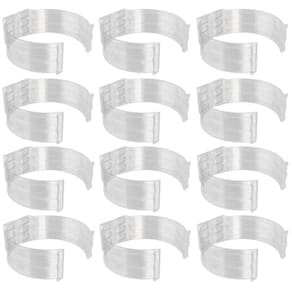 Kit 12 Abraçadeira Impacto Para Cano Tubo 100Mm 4`` Incolor