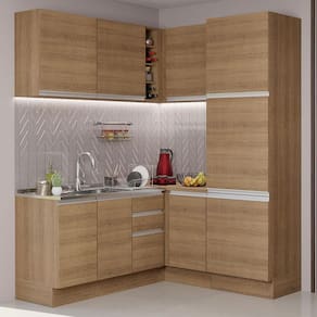 Cozinha Completa 329001 Com Armário E Balcão RusticRustic