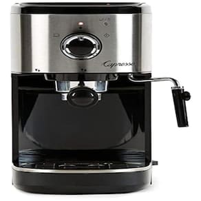 Cafeteira Elétrica . Expresso Automática 1.2L 15 Bar de Aço Inoxidável, 110v, CAPRESSO 120.05, Preto