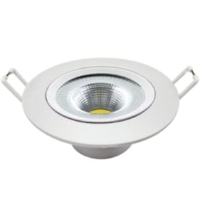 Spot Led Embutir 7w Redondo Branco Frio Bivolt